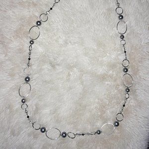 Lia Sophia Alpine Necklace Glass Resin Beads